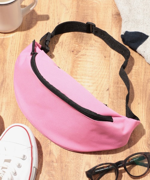 SETUP7(セットアップセブン)の「【BAG BASE】カラバリ豊富!ベルトバッグ_2.5L BG042 ボディバッグ スマホショルダー MURS / フェス アウトドア キャンプ イベント スポーツ観戦(ボディバッグ/ウエストポーチ・メンズ・レッド/ライム/ネイビー/ブラック/チャコールグレー/ライトグレー/ブルー/バーガンディー/カモフラージュ/オレンジ/ライトピンク/フューシャピンク・FREE)」の8枚目の写真
