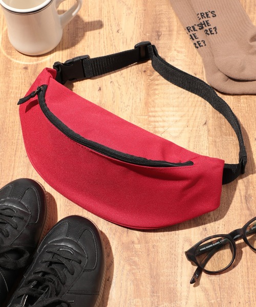 SETUP7(セットアップセブン)の「【BAG BASE】カラバリ豊富!ベルトバッグ_2.5L BG042 ボディバッグ スマホショルダー MURS / フェス アウトドア キャンプ イベント スポーツ観戦(ボディバッグ/ウエストポーチ・メンズ・レッド/ライム/ネイビー/ブラック/チャコールグレー/ライトグレー/ブルー/バーガンディー/カモフラージュ/オレンジ/ライトピンク/フューシャピンク・FREE)」の1枚目の写真