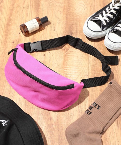 SETUP7(セットアップセブン)の「【BAG BASE】カラバリ豊富!ベルトバッグ_2.5L BG042 ボディバッグ スマホショルダー MURS / フェス アウトドア キャンプ イベント スポーツ観戦(ボディバッグ/ウエストポーチ・メンズ・レッド/ライム/ネイビー/ブラック/チャコールグレー/ライトグレー/ブルー/バーガンディー/カモフラージュ/オレンジ/ライトピンク/フューシャピンク・FREE)」の9枚目の写真