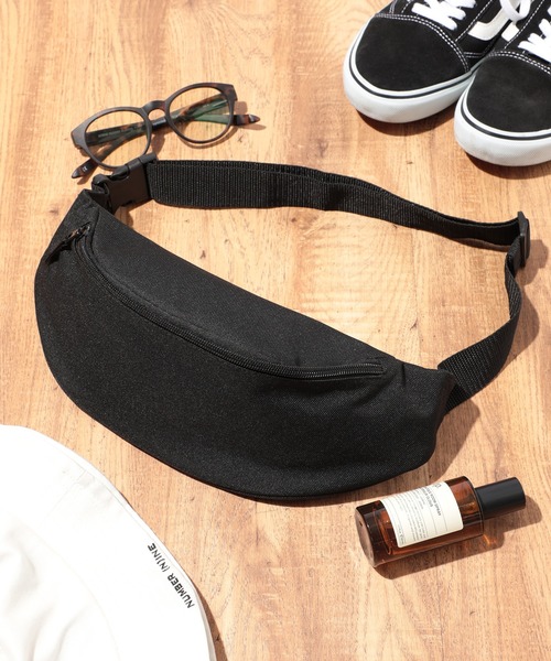 SETUP7(セットアップセブン)の「【BAG BASE】カラバリ豊富!ベルトバッグ_2.5L BG042 ボディバッグ スマホショルダー MURS / フェス アウトドア キャンプ イベント スポーツ観戦(ボディバッグ/ウエストポーチ・メンズ・レッド/ライム/ネイビー/ブラック/チャコールグレー/ライトグレー/ブルー/バーガンディー/カモフラージュ/オレンジ/ライトピンク/フューシャピンク・FREE)」の2枚目の写真