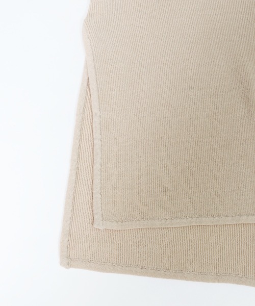 &g'aime（アンジェム）の「【&g’aime】Uネックルーズニット（ニット/セーター・レディース・チャコール/パープル/アイボリー・FREE）」の14枚目の写真