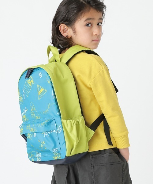 HAKKA KIDS（ハッカキッズ）の「ストリートプリントリュック（バックパック/リュック・キッズ・ブルー/ベージュ・M）」の13枚目の写真
