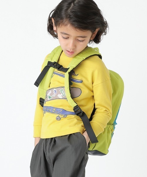 HAKKA KIDS（ハッカキッズ）の「ストリートプリントリュック（バックパック/リュック・キッズ・ブルー/ベージュ・M）」の14枚目の写真