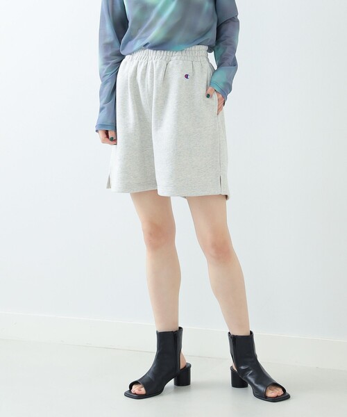 Champion(チャンピオン)の「Champion × Ray BEAMS / 別注 ショート パンツ(その他パンツ・レディース・ブラック/ダークグリーン/アイボリー・S/M)」の6枚目の写真