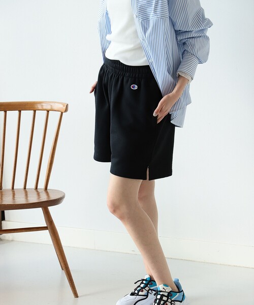 Champion(チャンピオン)の「Champion × Ray BEAMS / 別注 ショート パンツ(その他パンツ・レディース・ブラック/ダークグリーン/アイボリー・S/M)」の10枚目の写真