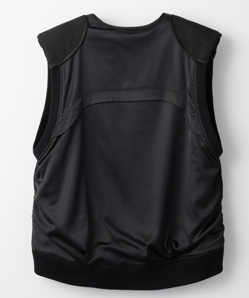 led.tokyo（レッドトウキョウ）の「【led.tokyo】MA1ミリタリーベスト（ベスト・レディース・ブラック/アイボリー・FREE）」の20枚目の写真