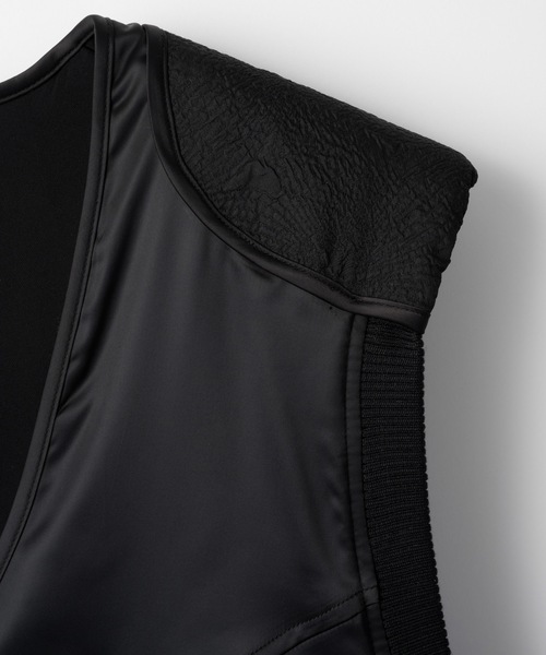 led.tokyo（レッドトウキョウ）の「【led.tokyo】MA1ミリタリーベスト（ベスト・レディース・ブラック/アイボリー・FREE）」の21枚目の写真