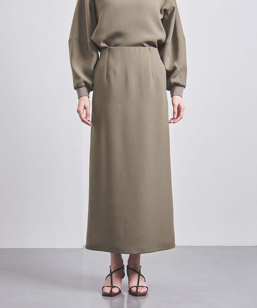 UNITED ARROWS（ユナイテッドアローズ）の「COMFY ステッチ マキシスカート（スカート・レディース・ブラック/モカ・36/38）」の3枚目の写真