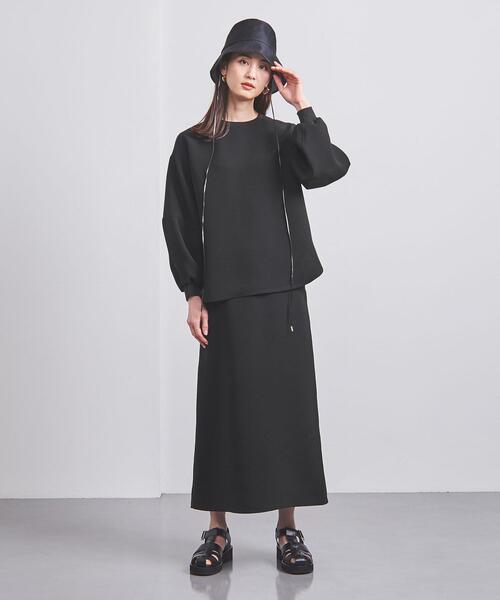 UNITED ARROWS（ユナイテッドアローズ）の「COMFY ステッチ マキシスカート（スカート・レディース・ブラック/モカ・36/38）」の21枚目の写真