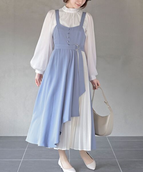 【専用】トーマスマグパイ ラッフルドレス　フリル ワンピース　ジャンパースカート 楽天市場】選べる丈感 きれいめジャンパースカート ロングワンピース