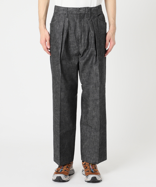 FARAH(ファーラー)の「【FARAH×JOURNAL STANDARD / ファーラー】 別注 ツータックパンツ(デニムパンツ・メンズ・アイボリー/チャコールグレー/ブラック系その他/ウッド・34/30/32)」の16枚目の写真