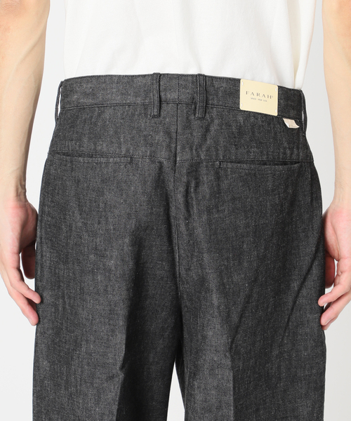 FARAH(ファーラー)の「【FARAH×JOURNAL STANDARD / ファーラー】 別注 ツータックパンツ(デニムパンツ・メンズ・アイボリー/チャコールグレー/ブラック系その他/ウッド・34/30/32)」の19枚目の写真