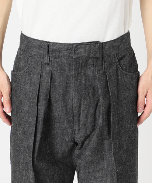 FARAH(ファーラー)の「【FARAH×JOURNAL STANDARD / ファーラー】 別注 ツータックパンツ(デニムパンツ・メンズ・アイボリー/チャコールグレー/ブラック系その他/ウッド・34/30/32)」の21枚目の写真