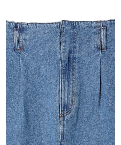 earth music&ecology（アースミュージックアンドエコロジー）の「デニムナロースカート（スカート・レディース・インディゴブルー/サックスブルー・M/S）」の5枚目の写真