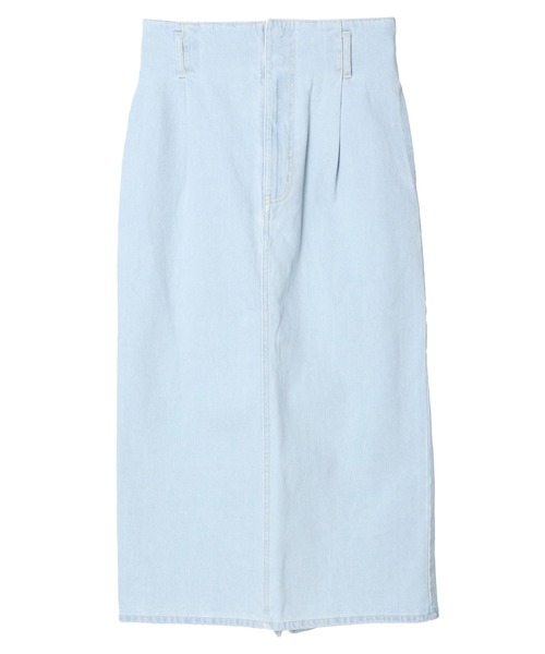 earth music&ecology（アースミュージックアンドエコロジー）の「デニムナロースカート（スカート・レディース・インディゴブルー/サックスブルー・M/S）」の12枚目の写真