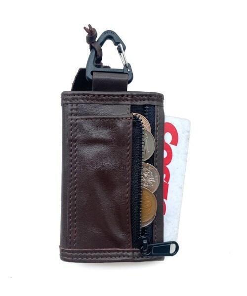 PACKING（パッキング）の「PACKING/パッキング　LEATHER COMPACT WALLET PA-028　レザーコンパクトウォレット（財布・メンズ・ブラック/ブラウン・F）」の14枚目の写真