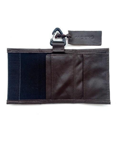 PACKING（パッキング）の「PACKING/パッキング　LEATHER COMPACT WALLET PA-028　レザーコンパクトウォレット（財布・メンズ・ブラック/ブラウン・F）」の16枚目の写真