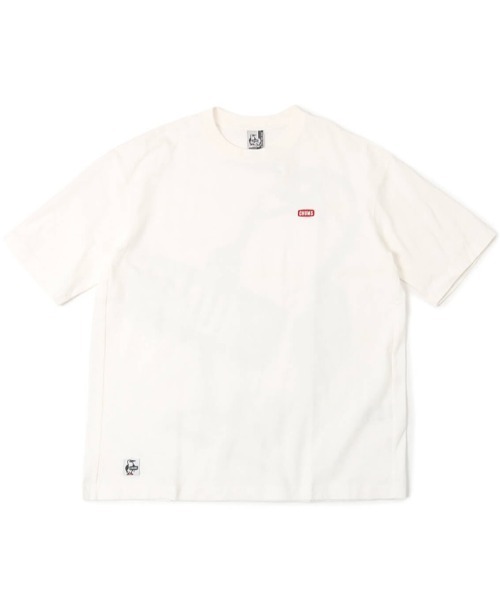 CHUMS(チャムス)の「CHUMS/チャムス ブービーロゴ オーバーサイズ バックプリントTシャツ/半袖Tシャツ CH01-2167(Tシャツ/カットソー・メンズ・ブラック/オレンジ/ホワイト×ネイビー/ホワイト・M/L/XL)」の7枚目の写真
