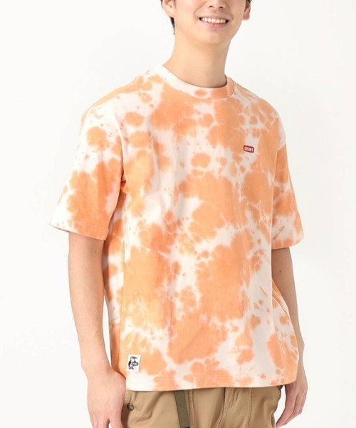 CHUMS(チャムス)の「CHUMS/チャムス ブービーロゴ オーバーサイズ バックプリントTシャツ/半袖Tシャツ CH01-2167(Tシャツ/カットソー・メンズ・ブラック/オレンジ/ホワイト×ネイビー/ホワイト・M/L/XL)」の6枚目の写真