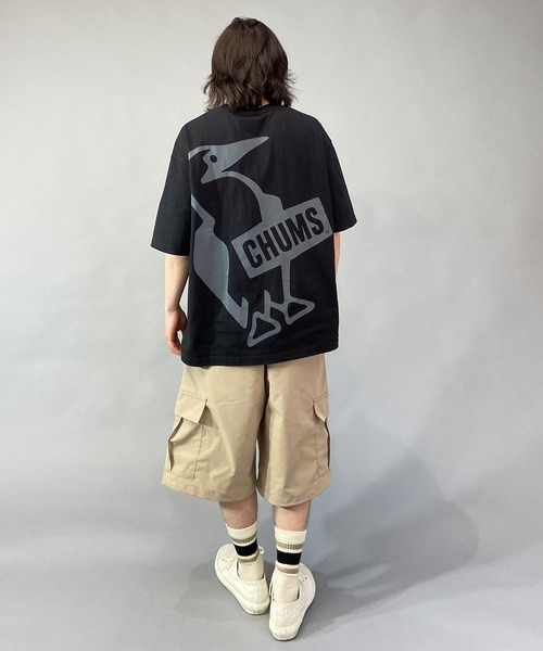 CHUMS/チャムス ブービーロゴ オーバーサイズ バックプリントTシャツ