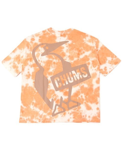 CHUMS(チャムス)の「CHUMS/チャムス ブービーロゴ オーバーサイズ バックプリントTシャツ/半袖Tシャツ CH01-2167(Tシャツ/カットソー・メンズ・ブラック/オレンジ/ホワイト×ネイビー/ホワイト・M/L/XL)」の16枚目の写真