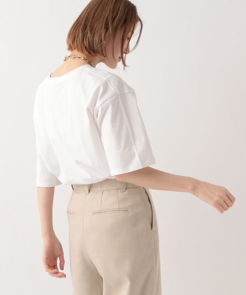 A part by（アパートバイ）の「プリントTシャツ_半袖（Tシャツ/カットソー・レディース・ブラック系その他2/ブラック/オフホワイト・FREE）」の9枚目の写真