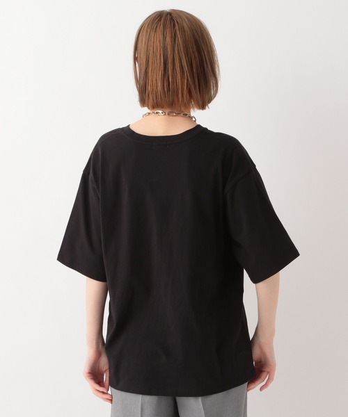 A part by（アパートバイ）の「プリントTシャツ_半袖（Tシャツ/カットソー・レディース・ブラック系その他2/ブラック/オフホワイト・FREE）」の14枚目の写真