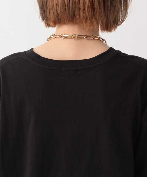 A part by（アパートバイ）の「プリントTシャツ_半袖（Tシャツ/カットソー・レディース・ブラック系その他2/ブラック/オフホワイト・FREE）」の16枚目の写真