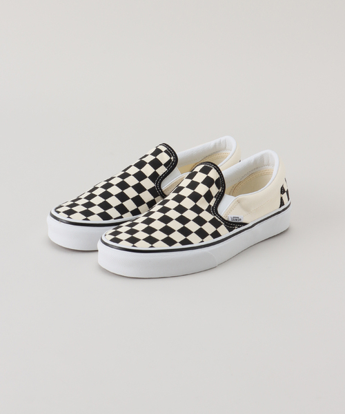 VANS（バンズ）の「【VANS/ヴァンズ】CLASSIC SLIP-ON：スニーカー（スニーカー・レディース・ホワイト・23cm/23.5cm/24cm/24.5cm/25cm）」の5枚目の写真