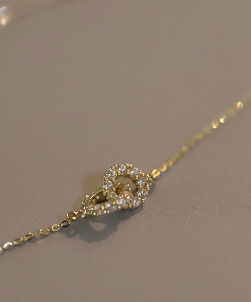 Ulysses(ユリシス)の「ダブルリングデザインネックレス(ネックレス)」 WEAR