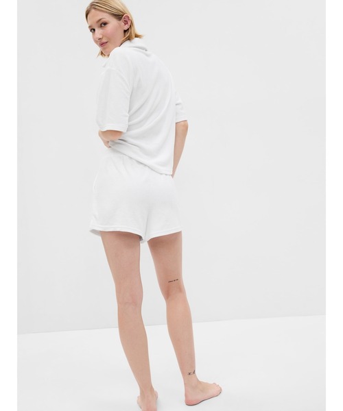 GAP(ギャップ)の「タオル テリーシャツ(ルームウェア/パジャマ・レディース・ホワイト/ブラック系その他/その他/ベージュ・XS/S/M/L/XXS)」の15枚目の写真