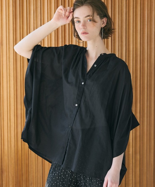 coca（coca）（コカ）の「【WEB限定セール】シアーコットンポンチョ