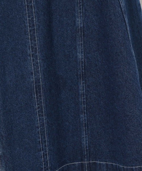 mysty woman（ミスティウーマン）の「サイドレースUPデニムジャンスカ2　904121（ジャンパースカート・レディース・ブルー系その他/ブラック系その他・FREE）」の16枚目の写真