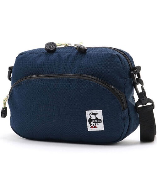 CHUMS（チャムス）の「CHUMS/チャムス ウエストバッグ SHOULDER POUCH リサイクルショルダーポーチ CH60-3539（ボディバッグ/ウエストポーチ・メンズ・ブラック/ホワイト/ブラウン/ネイビー/グレイッシュベージュ/カラフル/ホワイト系その他/ブラック×ホワイト・FREE）」の7枚目の写真