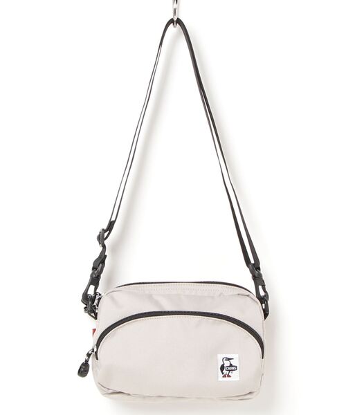 CHUMS（チャムス）の「CHUMS/チャムス ウエストバッグ SHOULDER POUCH リサイクルショルダーポーチ CH60-3539（ボディバッグ/ウエストポーチ・メンズ・ブラック/ホワイト/ブラウン/ネイビー/グレイッシュベージュ/カラフル/ホワイト系その他/ブラック×ホワイト・FREE）」の11枚目の写真