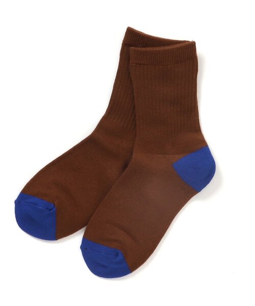 apres les cours（アプレレクール）の「バイカラー・お花カラフルソックス（ソックス/靴下・キッズ・イエロー/ピンク/グリーン/ブラウン・12/18/15 /21）」の12枚目の写真