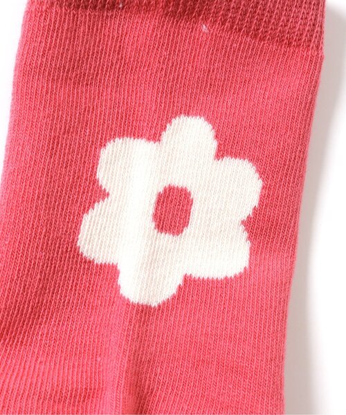 apres les cours（アプレレクール）の「バイカラー・お花カラフルソックス（ソックス/靴下・キッズ・イエロー/ピンク/グリーン/ブラウン・12/18/15 /21）」の18枚目の写真