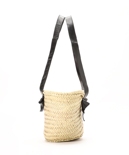 KECH LeS ESSENTIELS（ケッシュルエッセンシャル）の「【KECH LeS ESSENTIELS】RIBBON HANDLE SMALL BASKET（かごバッグ・レディース・ベージュ・FREE）」の18枚目の写真