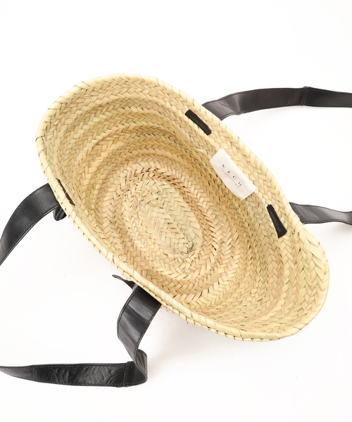 KECH LeS ESSENTIELS（ケッシュルエッセンシャル）の「【KECH LeS ESSENTIELS】RIBBON HANDLE SMALL BASKET（かごバッグ・レディース・ベージュ・FREE）」の16枚目の写真