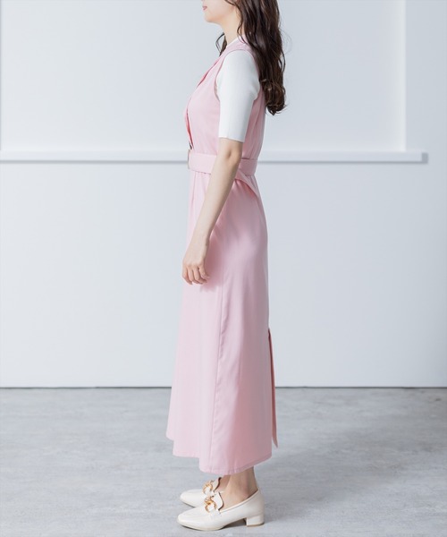 clear（クリア）の「トレンチノースリーブワンピース[骨格ストレート]（ワンピース・レディース・ベージュ/ネイビー/ピンク・F）」の19枚目の写真