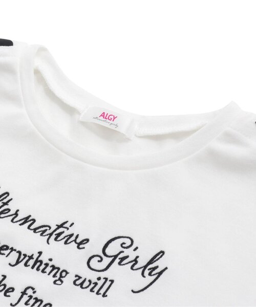 algy（アルジー）の「シアーキャミワンピ&Tワンピセット（ワンピース・キッズ・サックスブルー/オフホワイト/ブラック・XX-SMALL/X-SMALL/SMALL/MEDIUM）」の7枚目の写真