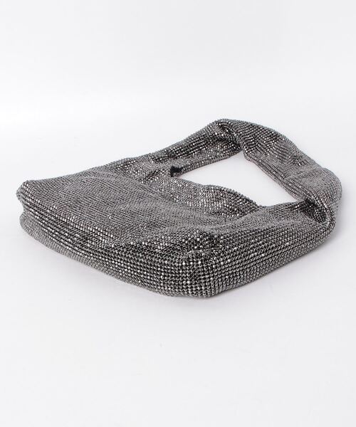 KARA（カラ）の「MINI CRYSTAL MESH ARMPIT BAG（ハンドバッグ・レディース・ブラック/エメラルド・FREE）」の6枚目の写真