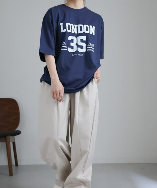 【 】CKJ バッジロゴマンツーマンTシャツ★送料無料 CPCM｜落書き刺繍カレッジロゴ半袖Tシャツ | Rakuten Fashion