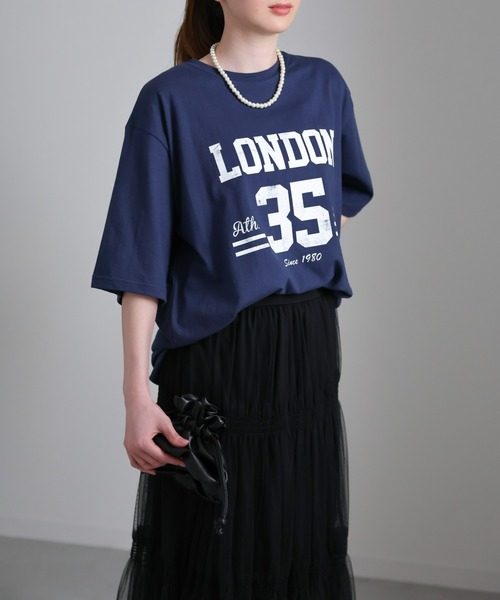 セール】LONDONカレッジロゴTシャツ（Tシャツ/カットソー