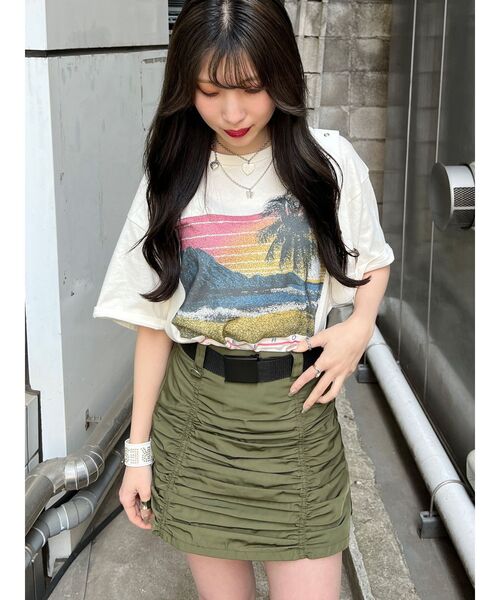 jouetie（ジュエティ）の「ミリタリーパッカリングミニスカート（スカート・レディース・ブラック/レッド/カーキ・MEDIUM）」の17枚目の写真