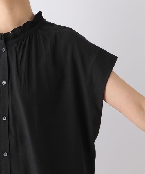 上のみ LEPSIM（レプシィム）の「チビフリルフレンチブラウス 182929（シャツ