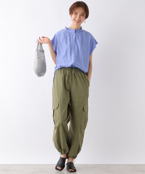 上のみ LEPSIM（レプシィム）の「チビフリルフレンチブラウス 182929（シャツ