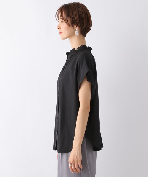 上のみ LEPSIM（レプシィム）の「チビフリルフレンチブラウス 182929（シャツ