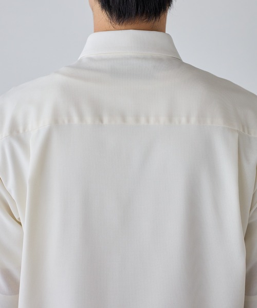 UNITED TOKYO（ユナイテッドトウキョウ）の「SMALL MESH レギュラーシャツ (半袖)（シャツ/ブラウス・メンズ・ミント/グレー/オフホワイト/ストライプ・3/2/1）」の19枚目の写真
