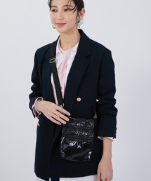 LeSportsac（レスポートサック）の「3 ZIP CROSSBODY ブラックシャイン（ショルダーバッグ・キッズ）」